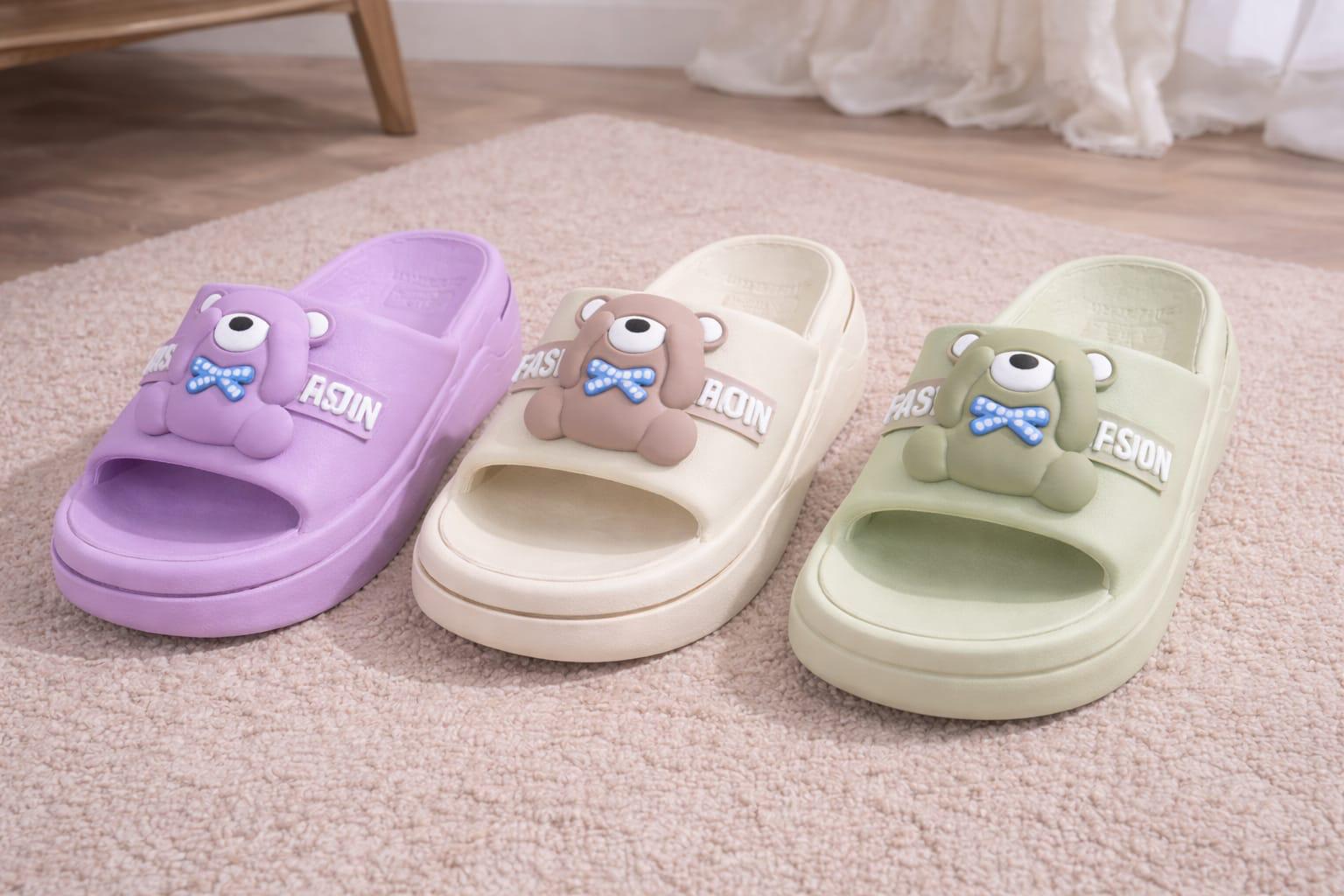 Teddy Charm Cushion Slides for 1 KD in Kuwait