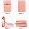Quilted Mini Crossbody Phone Bag Quilted Mini Crossbody Phone Bag Peach for 1 KD in Kuwait