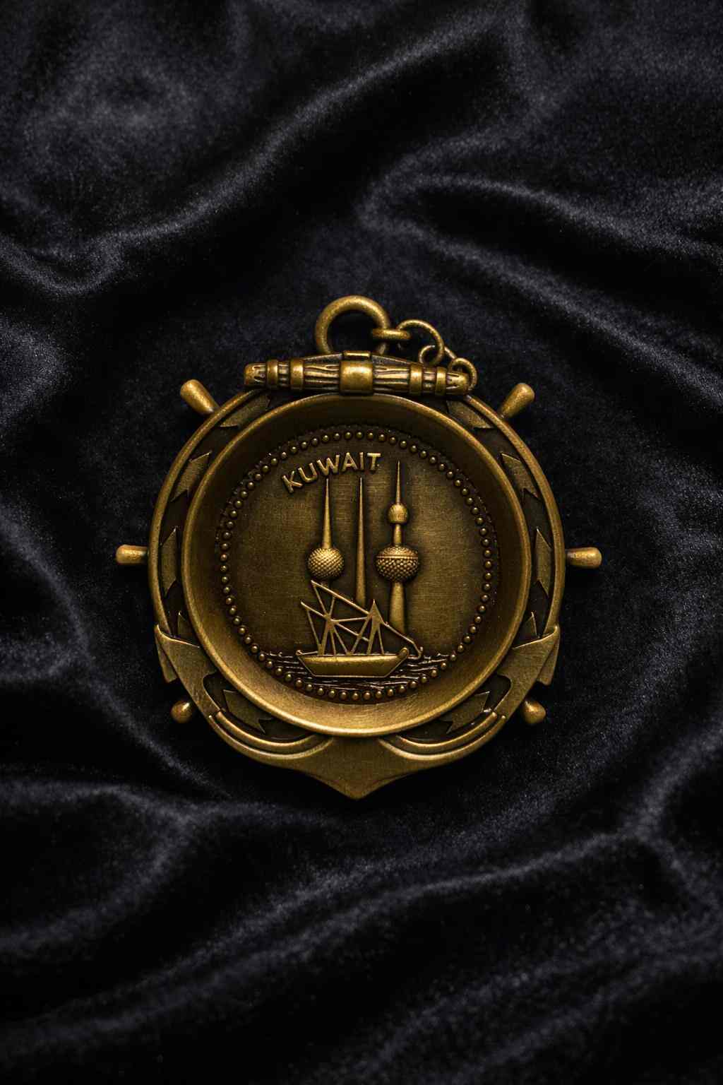 Unique Kuwait Heritage Metal Fridge Magnet Design for 1 KD in Kuwait
