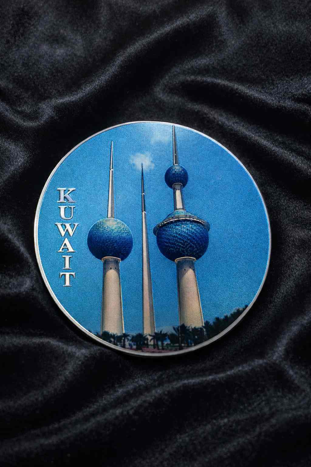 Iconic Kuwait Landmark Metal Fridge Magnet for 1 KD in Kuwait