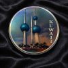 Kuwait National Theme Metal Fridge Magnet for 1 KD in Kuwait