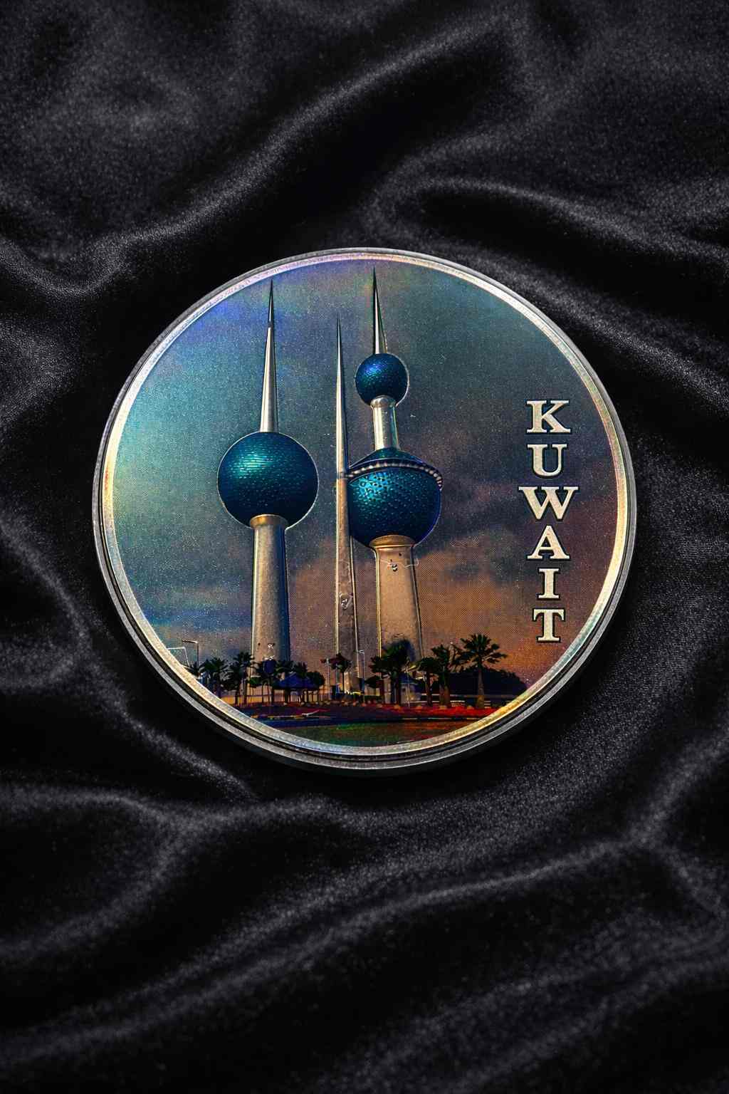 Kuwait National Theme Metal Fridge Magnet for 1 KD in Kuwait