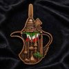 Handmade Style Kuwait Heritage Metal Fridge Magnet for 1 KD in Kuwait