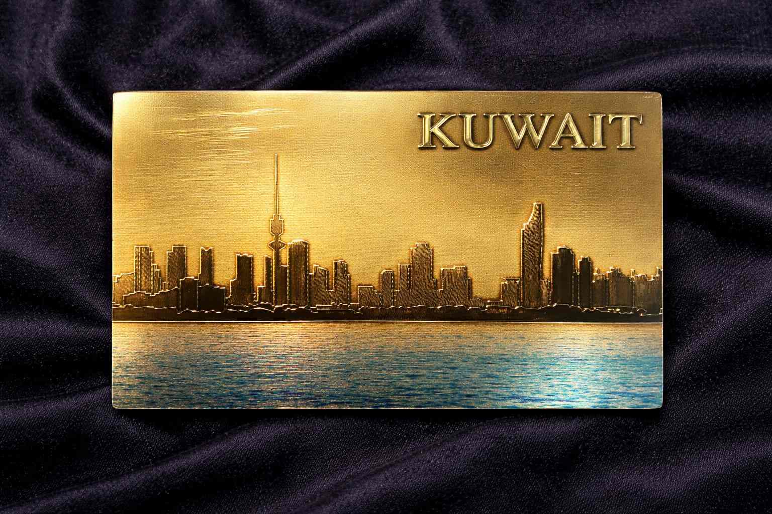 Kuwait Culture Inspired Metal Fridge Magnet for 1 KD in Kuwait