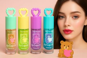 4 piece teddy lip oil-best hydrating lip oil 