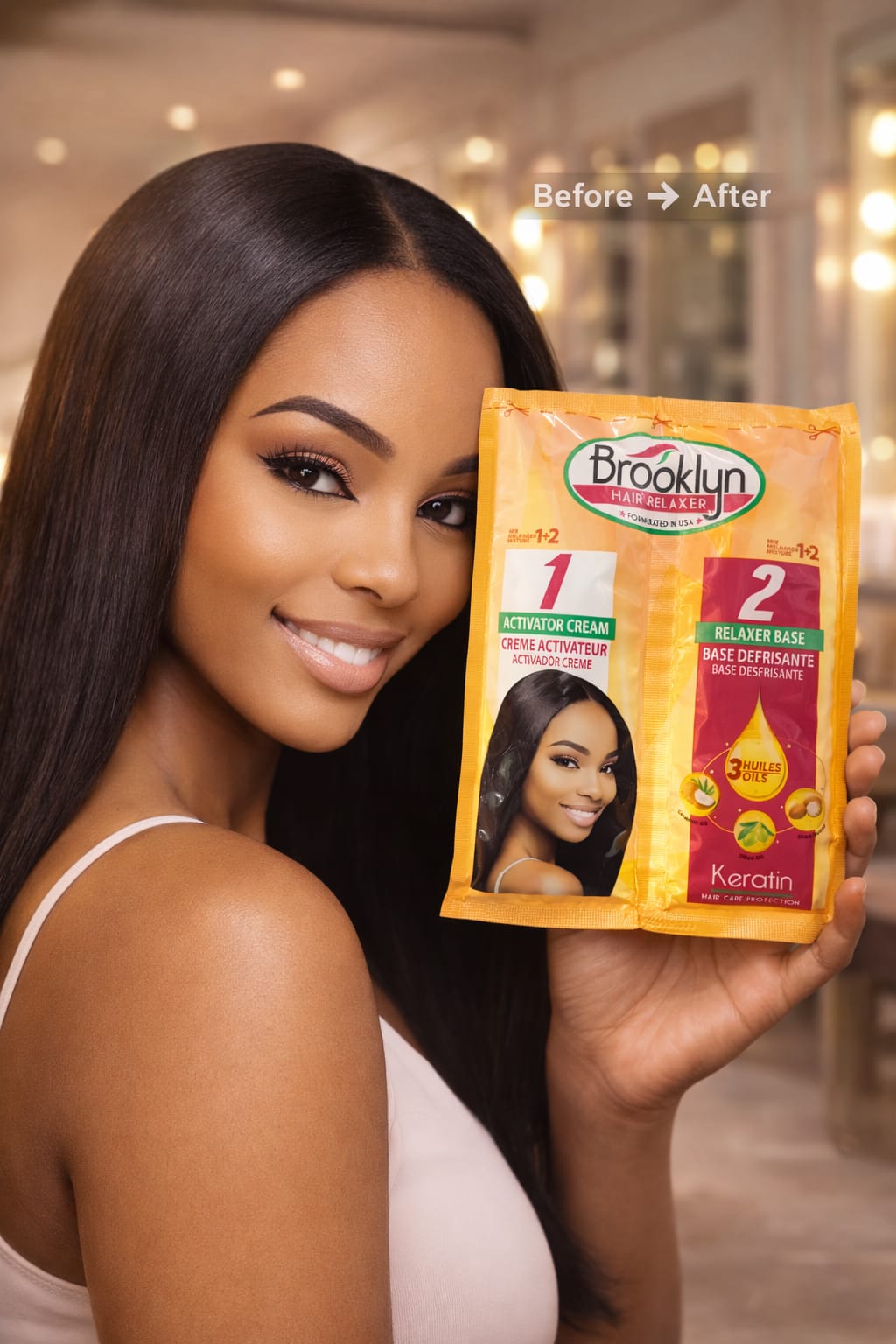 Buy Brooklyn Keratin Hair Relaxer Kit 2 Step System 2pcs Set Buy Brooklyn Keratin Hair Relaxer Kit 2 Step System 2pcs Set