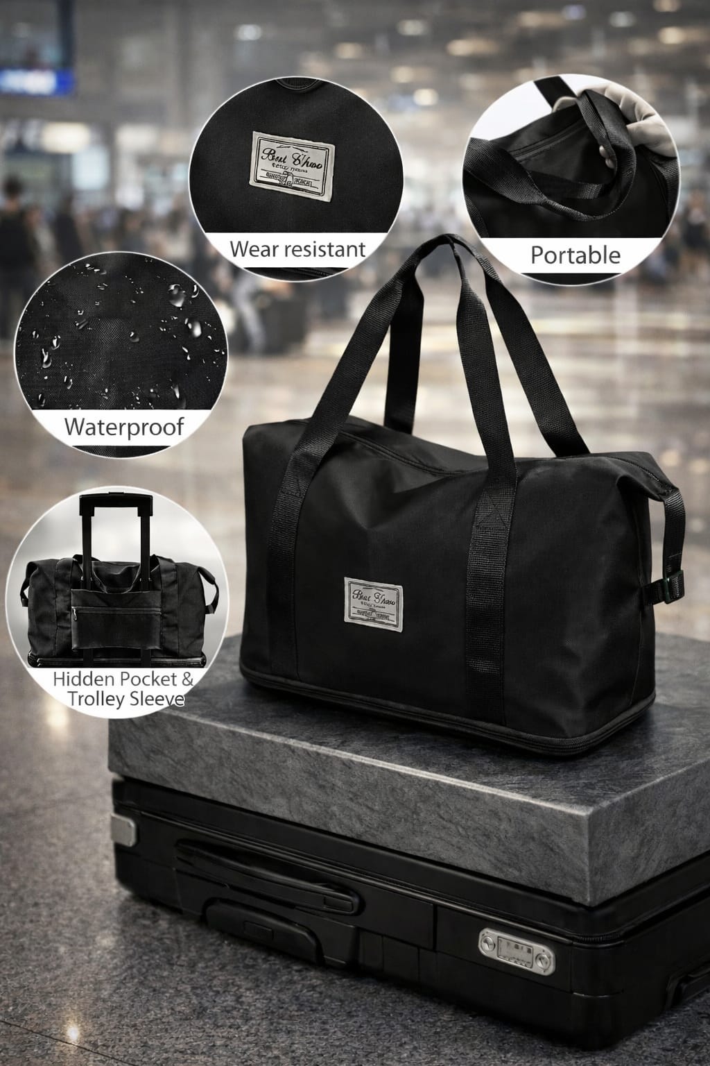 Travel Duffel Bag Fabric Texture Travel Duffel Bag Fabric Texture