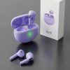 Purple Wireless Earbuds Side View