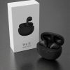 Black Wireless Earbuds Open Case View