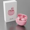 Pink Wireless Earbuds Full Set View