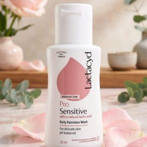 Lactacyd Pro Sensitive Daily Feminine Wash (pH Balanced, Gentle Care) 60ml