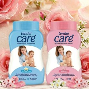 Tender Care Hypoallergenic Baby Powder – Gentle Skin Protection 50g (2PCS Set)