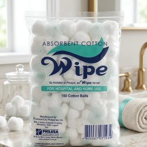 Premium Absorbent Cotton Balls – 150 Pieces (Hospital & Home Use) - 2 Packets