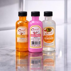 Carrie Professional Nail Care Kit – Cuticle Tint, Cuticle Remover & Nail Polish Remover (3-Piece Set)