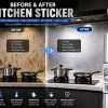 Self Adhesive Aluminum Foil Kitchen Wall Sheet