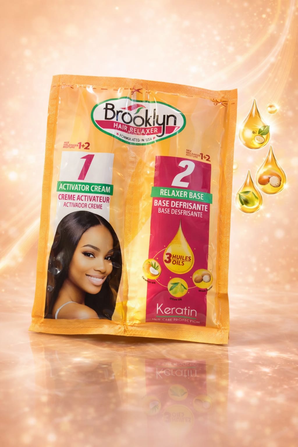 Brooklyn Hair Relaxer Cream Tube Packaging Detail