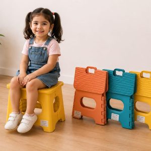 Premium Foldable Plastic Step Stool – Portable & Heavy-Duty Multipurpose Stool