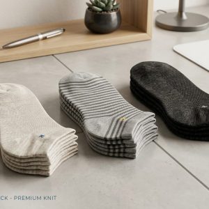 12 Pairs Unisex Premium No Show Ankle Socks – Soft Breathable Cotton Everyday Comfort Pack