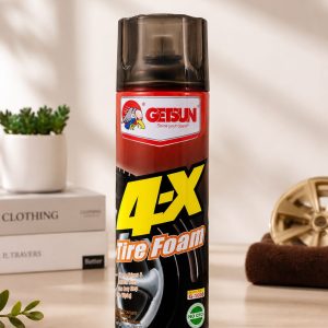 GETSUN 4X Tire Foam Cleaner & Shine Spray – 650ml