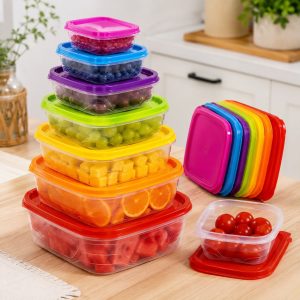 7-Piece Multicolour Food Storage Container Set