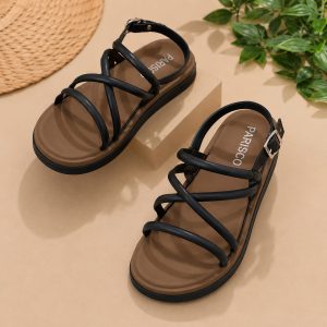 Women’s Criss-Cross Strap Flat Sandals