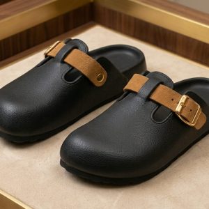 Women’s Closed-Toe Buckle Clogs