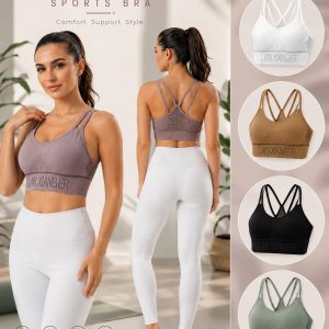 LIAN XIANGER Women’s Double-Strap Sports Bra